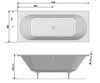 Акриловая ванна Ravak City 180x80 C920000000