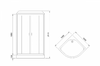 Душевая кабина Royal Bath RB100HK6-WT-BL 100x100