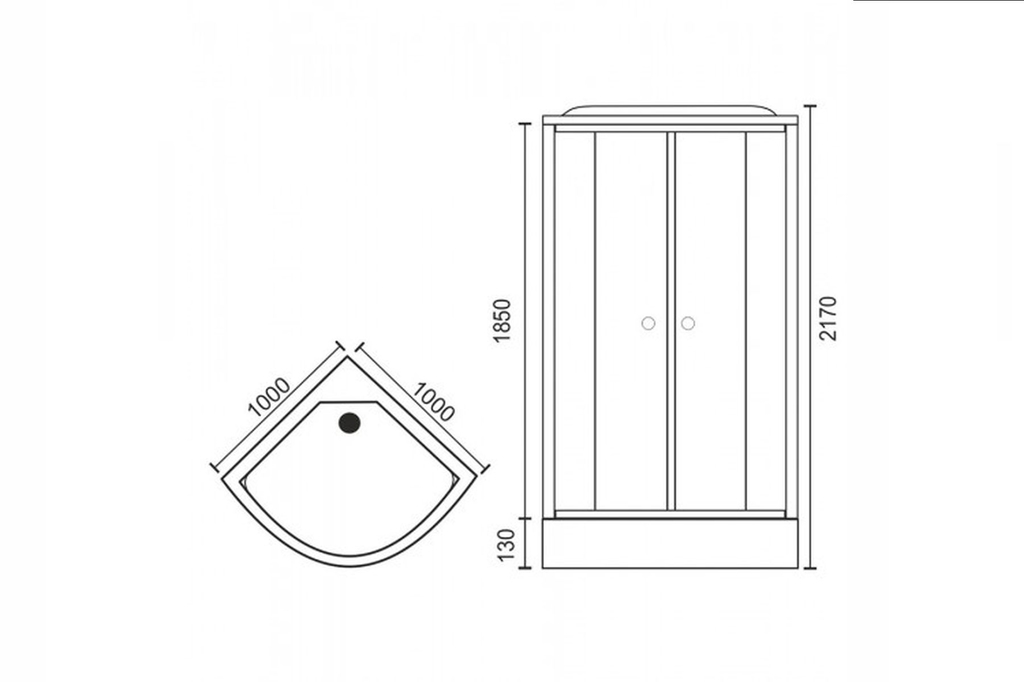 Душевая кабина Royal Bath RB100HK7-WC 100x100