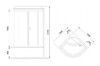 Душевая кабина Royal Bath RB100NRW-T-CH 100x100