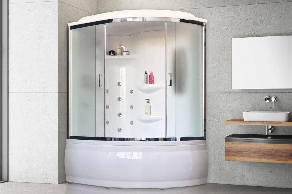 Душевая кабина Royal Bath RB150ALP-C-CH-L 150x100