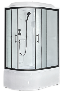Душевая кабина Royal Bath Practic RB8120BK1-M-R-BL 120x80