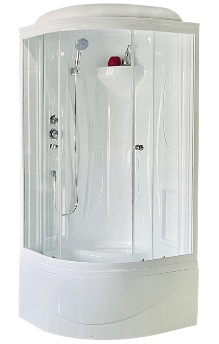 Душевая кабина Royal Bath RB90BK1-T 90x90