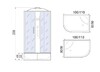 Душевая кабина River Dunay XL 110/80/44 MT L 110x80