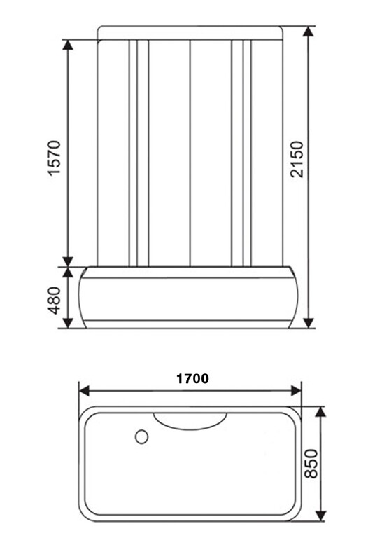 Душевая кабина Arcus S-26 170x85