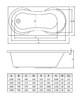 Акриловая ванна C-Bath Salus 120x70