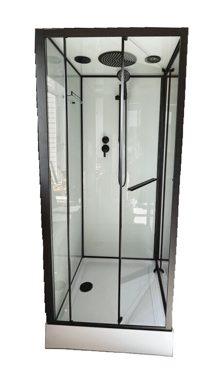 Душевая кабина Sapbox SB9091-100-02-WTR-BL 100x100