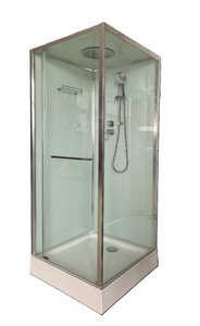Душевая кабина Sapbox SB9091-90-02-WTR-CH 90x90