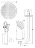 Душевая система ESKO Set_6in1