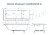 Ванна из искусственного камня Delice Diapason 175x70 глянцевая DLR330063-G