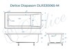 Ванна из искусственного камня Delice Diapason 180x75 матовая DLR330065-M