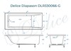 Ванна из искусственного камня Delice Diapason 175x75 глянцевая DLR330066-G