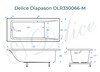 Ванна из искусственного камня Delice Diapason 175x75 матовая DLR330066-M