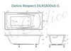 Ванна из искусственного камня Delice Respect 170x75 глянцевая DLR330045-G