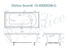 Ванна из искусственного камня Delice Scandi 175x70 глянцевая DLR330028-G