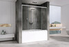 Шторка для ванны Abber Schwarzer Diamant AG57150 150x140