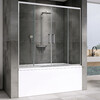 Шторка для ванны Abber Schwarzer Diamant AG57170 170x140