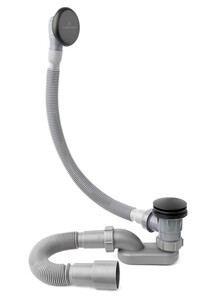 Слив-перелив Vinsent Veron VB150.758 Click Clack черный матовый