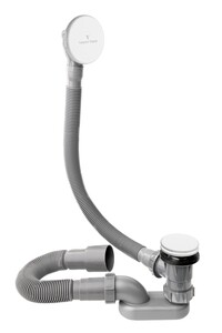 Слив-перелив Vinsent Veron VW150.758 Click Clack белый глянцевый