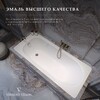 Чугунная ванна Vinsent Veron Soissons 170x70x42 с бронзовыми ручками и а/п