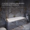 Чугунная ванна Vinsent Veron Soissons 170x70x42 с бронзовыми ручками и а/п