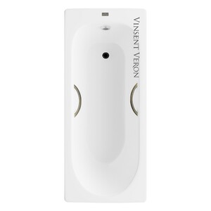 Чугунная ванна Vinsent Veron Soissons 170x70x42 с бронзовыми ручками
