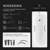 Чугунная ванна Vinsent Veron Soissons 170x70x42 с бронзовыми ручками