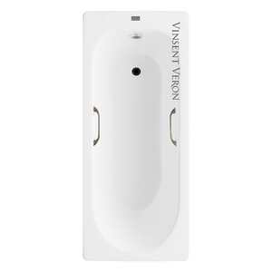 Чугунная ванна Vinsent Veron Soissons 170x70x42 с бронзовыми ручками