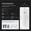 Чугунная ванна Vinsent Veron Soissons 170x70x42 с хромированными ручками