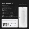 Чугунная ванна Vinsent Veron Soissons 170x70x42 с хромированными ручками и а/п