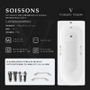 Чугунная ванна Vinsent Veron Soissons 170x70x42 с ручками цвет никель и а/п
