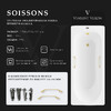 Чугунная ванна Vinsent Veron Soissons 170x70x42 с ручками матовое золото