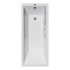 Чугунная ванна Vinsent Veron Square 140x70x45 с ручками оружейная сталь и а/п