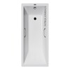 Чугунная ванна Vinsent Veron Square 170x75x45 с бронзовыми ручками
