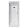 Чугунная ванна Vinsent Veron Square 170x75x45 с хромированными ручками и а/п