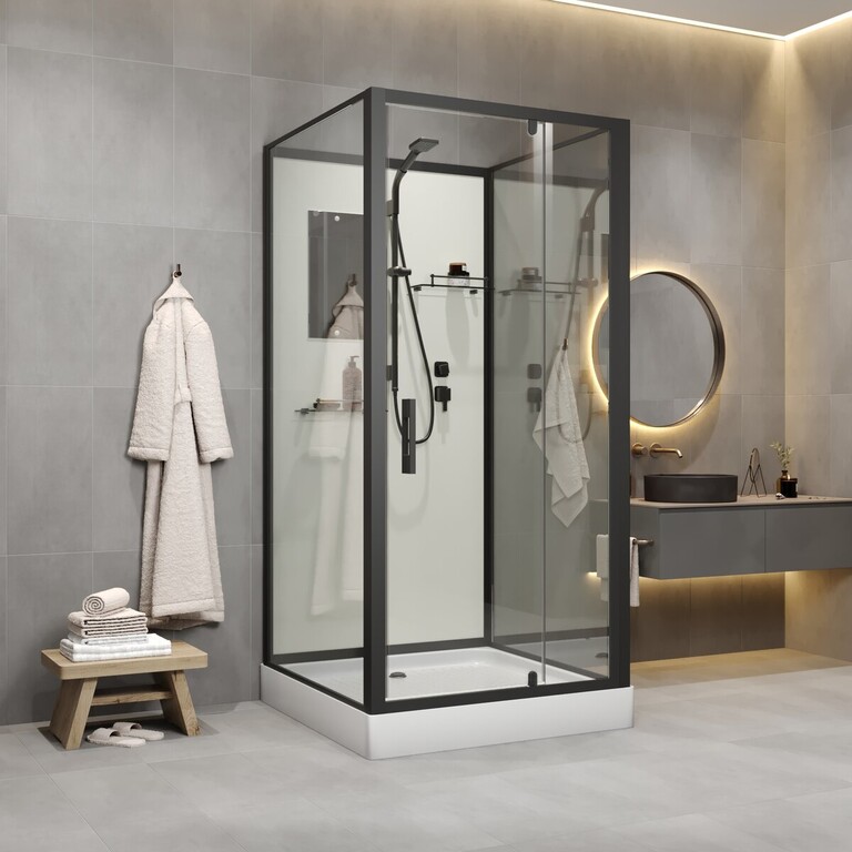 Душевая кабина Niagara ST100/15Q/BL/BK 100x100