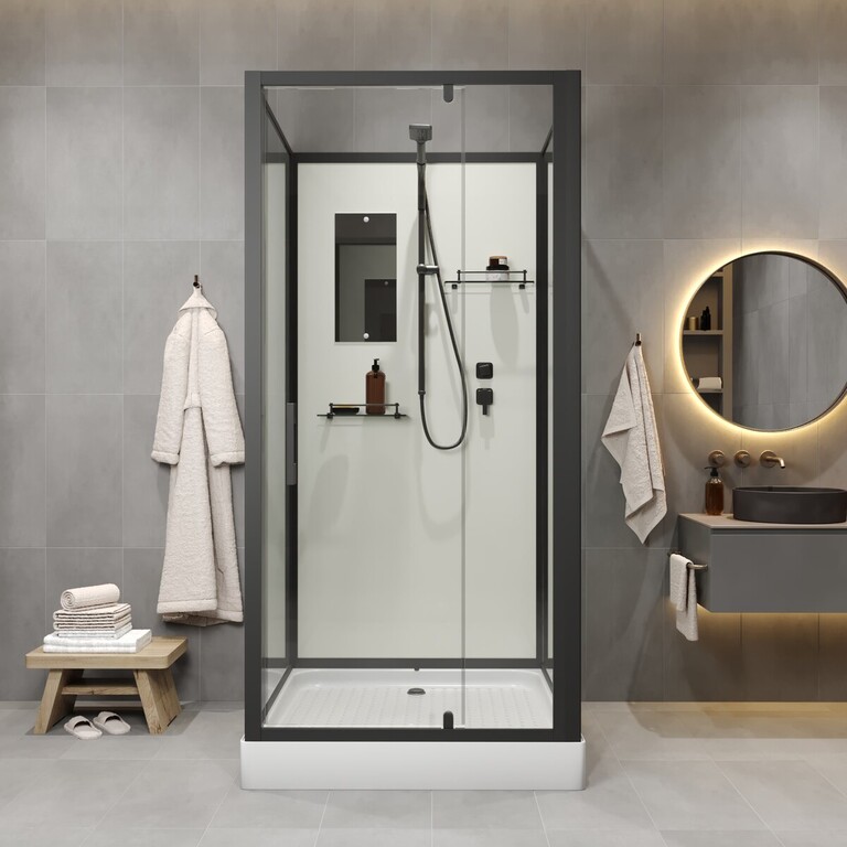 Душевая кабина Niagara ST100/15Q/BL/BK 100x100