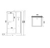 Душевая кабина Niagara ST100/15Q/BL/BK 100x100