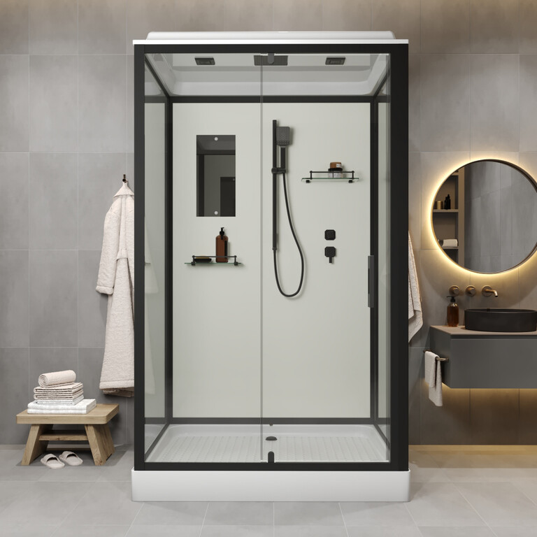 Душевая кабина Niagara ST120/90/15Q/BL 120x90