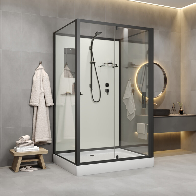 Душевая кабина Niagara ST120/90/15Q/BL/BK 120x90