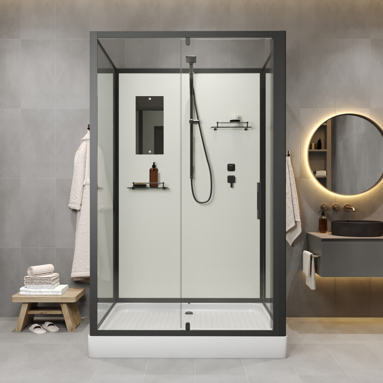 Душевая кабина Niagara ST100/80/15Q/BL/BK 100x80