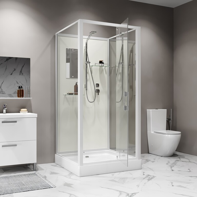 Душевая кабина Niagara ST80/15Q/BK 80x80