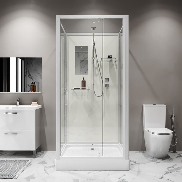 Душевая кабина Niagara ST80/15Q/BK 80x80