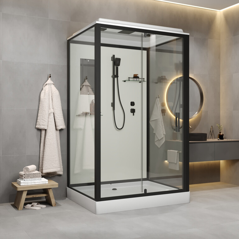 Душевая кабина Niagara ST120/90/15Q/BL 120x90