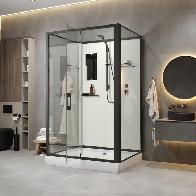 Душевая кабина Niagara ST100/80/15Q/BL/BK 100x80