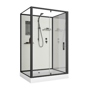 Душевая кабина Niagara ST120/90/15Q/BL/BK 120x90