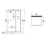 Душевая кабина Niagara ST90/15Q/BL 90x90