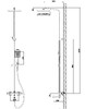 Душевая система ESKO STT5054 BL