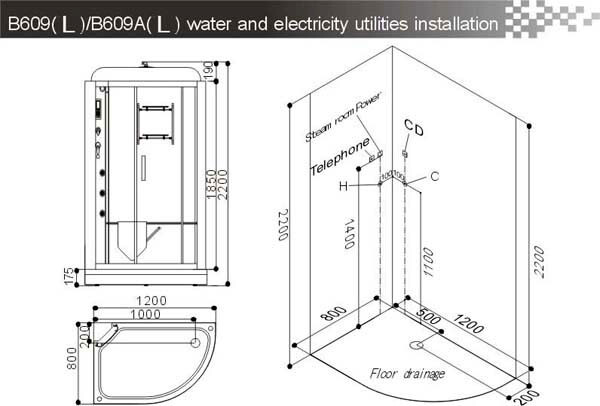 Зеркало Abber Kontur AG6304SCG 55x105