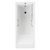 Чугунная ванна Vinsent Veron Tampa 170x70x42 с бронзовыми ручками
